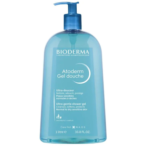 Bioderma Atoderm Успокояващ душ гел за нормална и суха кожа 1 л