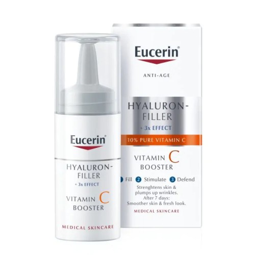 Eucerin Hyaluron-Filler Подмладяващ бустер за лице с витамин С 8 мл