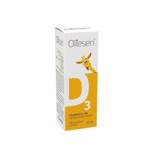 Oilesen Vitamin D3 400IU Капки х10 мл