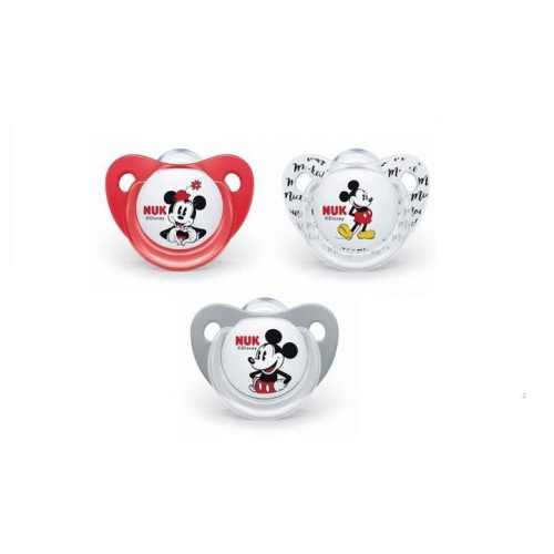 Nuk Disney Силиконова залъгалка  за деца от 0 до 6 месеца x1 брой